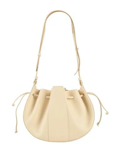 Mansur Gavriel Woman Shoulder Bag Beige Size - Soft Leather