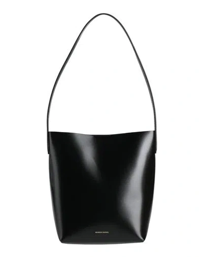 Mansur Gavriel Woman Shoulder Bag Black Size - Leather