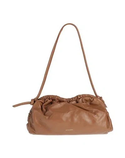 Mansur Gavriel Woman Shoulder Bag Brown Size - Leather