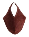 Mansur Gavriel Soft Medium Hobo Bag Chocolate In Brown