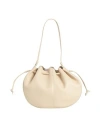 Mansur Gavriel Woman Shoulder Bag Ivory Size - Leather