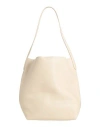Mansur Gavriel Woman Shoulder Bag Ivory Size - Leather
