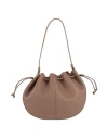 Mansur Gavriel Woman Shoulder Bag Light Brown Size - Leather