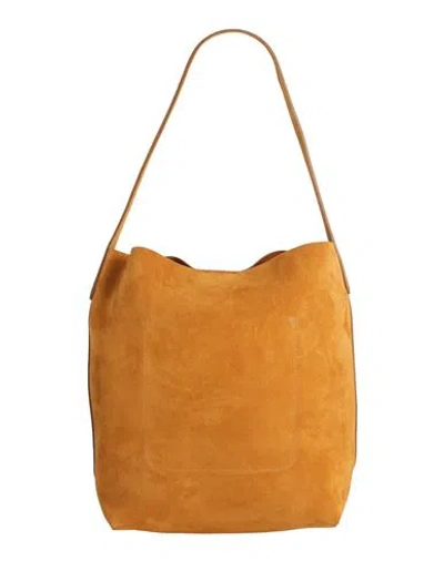 Mansur Gavriel Woman Shoulder Bag Tan Size - Leather In Brown