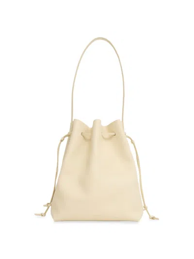 Mansur Gavriel Women's Cabas Leather Bucket Bag In Yellow