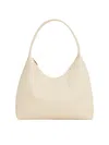 Mansur Gavriel Women's Candy Leather Hobo Bag In White