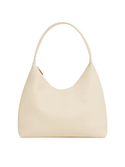 Mansur Gavriel Women's Candy Leather Hobo Bag In White