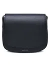 Mansur Gavriel Foldover Top Shoulder Bag In Black