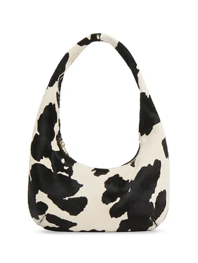 Mansur Gavriel Mini Gnocchi Bag In Printed Ponyhair
