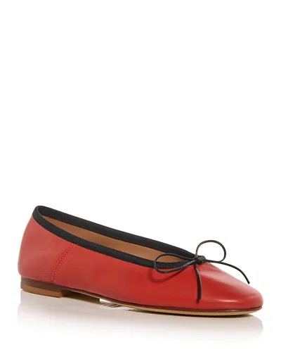 Mansur Gavriel Women's Dance Ballerina Flats In Red