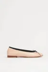 Mansur Gavriel Dance Bow-detail Lambskin Ballet Flats In Multi