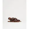 Mansur Gavriel Double Strap Slingback Sandal In Gold