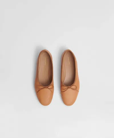 Mansur Gavriel Women's Dream Ballerina Flat In Nude Leather In Multi