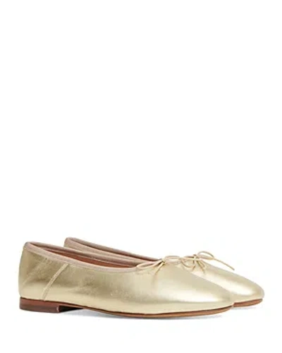 Mansur Gavriel Women's Dream Bow Ballet Flats In Gold