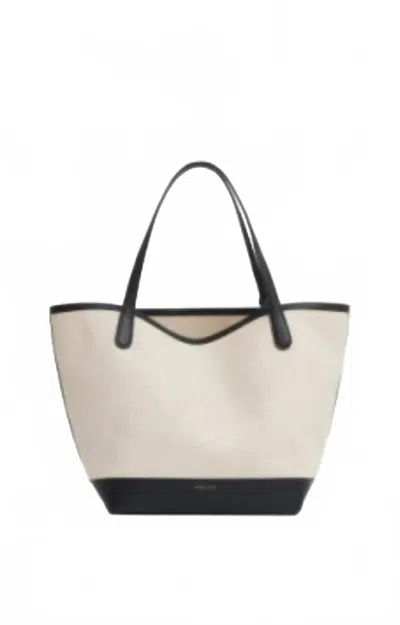 Mansur Gavriel Women's Everyday Soft Tote In Natural/black In Multi