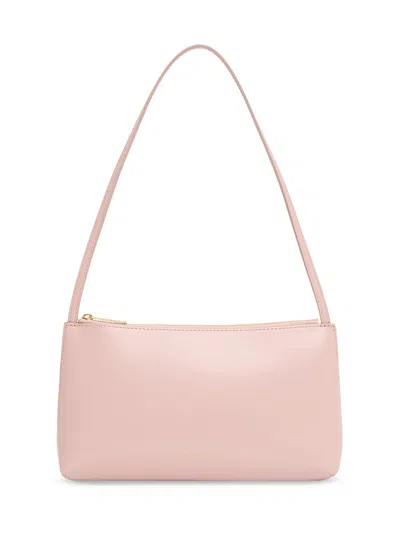 Mansur Gavriel Mini Gaia Leather Crossbody Bag In Pink