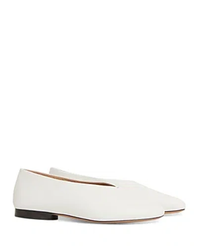 Mansur Gavriel Women's Glove Ballet Flats In White