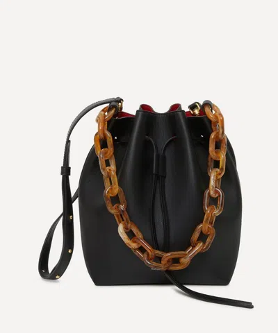 Mansur Gavriel Women's Leather Twist Mini Bucket Bag