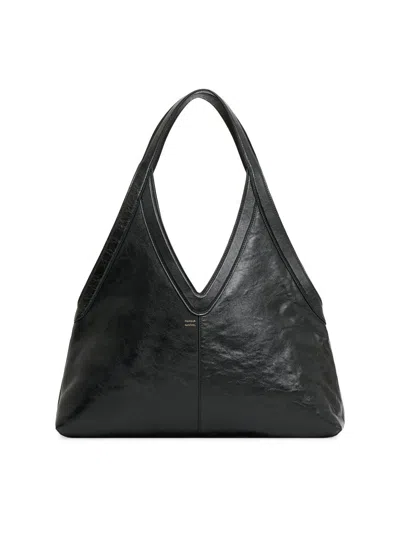 Mansur Gavriel Women's Medium Logo Soft Tote Bag In Black