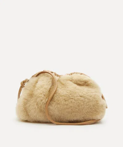 Mansur Gavriel Women's Mini Cloud Shearling Clutch