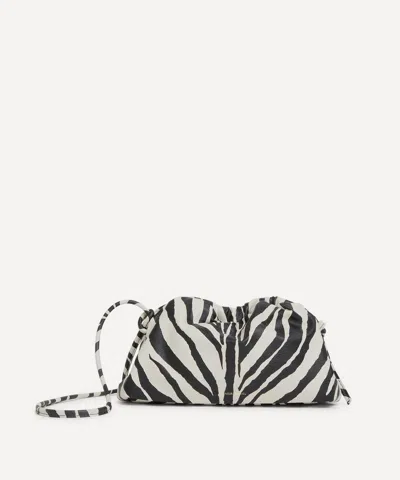 Mansur Gavriel Women's Mini Cloud Zebra Print Leather Clutch