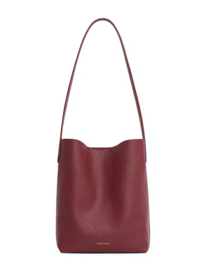 Mansur Gavriel Women's Mini Everyday Cabas Leather Shoulder Bag In Burgundy