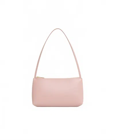 Mansur Gavriel Mini Gaia Leather Crossbody Bag In Pink