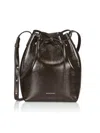 Mansur Gavriel Women's Mini Leather Bucket Bag In Brown