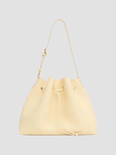 Mansur Gavriel Women's Secchio Leather Crossbody Bag In Crema