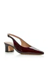 Mansur Gavriel Women's Slingback Pumps In Aubergine
