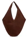 Mansur Gavriel Soft Medium Hobo Bag Chocolate In Brown