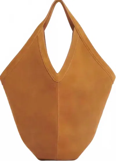 Mansur Gavriel Women's Soft M Suede Hobo Bag In Caram