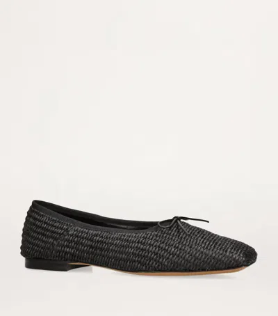 Mansur Gavriel Women's Square Toe Ballerina Flats In Black