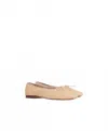 Mansur Gavriel Woman Ballet Flats Beige Size 8 Textile Fibers In Nude