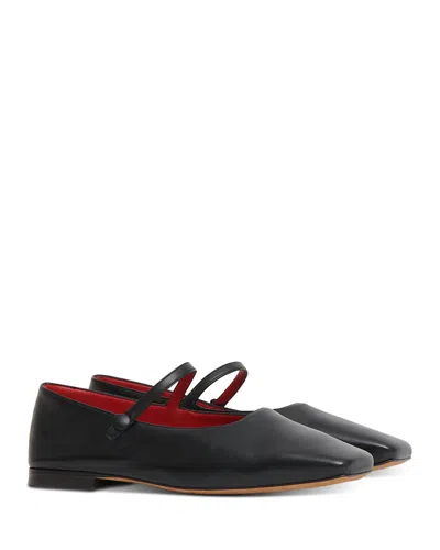 MANSUR GAVRIEL WOMEN'S SQUARE TOE MARY JANE FLATS