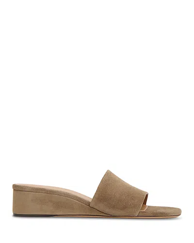 Mansur Gavriel Women's Zeppa Slides In Brown