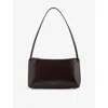 Mansur Gavriel Gaia Leather Bag In Aubergine