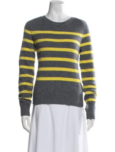 Pre-owned Mansur Gavriel Wool Striped Sweater In Multicolor
