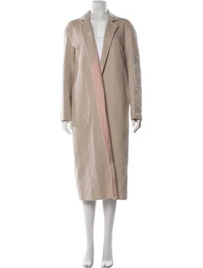 Pre-owned Mansur Gavriel Wool Trench Coat In Neutral