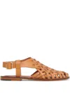 Mansur Gavriel Woman Sandals Tan Size 8 Leather In Brown