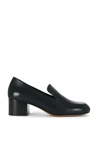 Mansur Gavriel Wren Heeled Loafer In Black