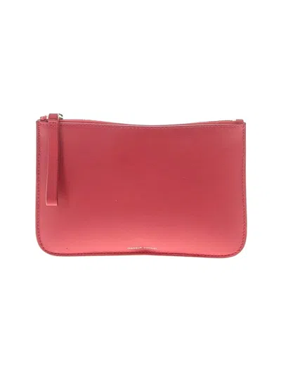 Pre-owned Mansur Gavriel Wristlet In Red