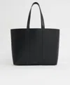 Mansur Gavriel Xl Tote Bag In Black/royal