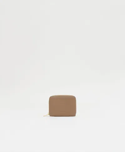 Mansur Gavriel Zip Around Card Case In Anise