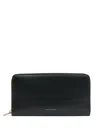 Mansur Gavriel Zip Continental Wallet In Black