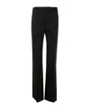 Mantù Belt-loop Casual Pants In Black