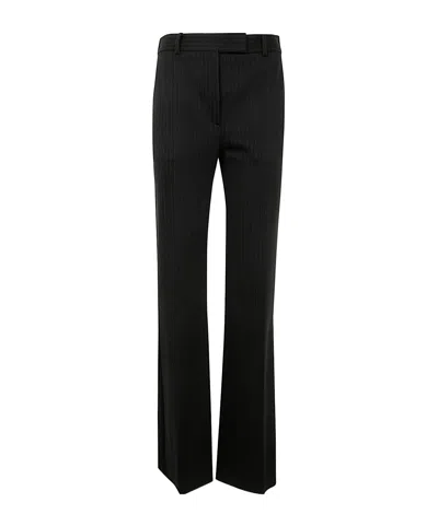Mantù Belt-loop Casual Pants In Black