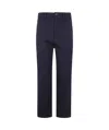 Mantù Belt Loops Casual Pants In Black