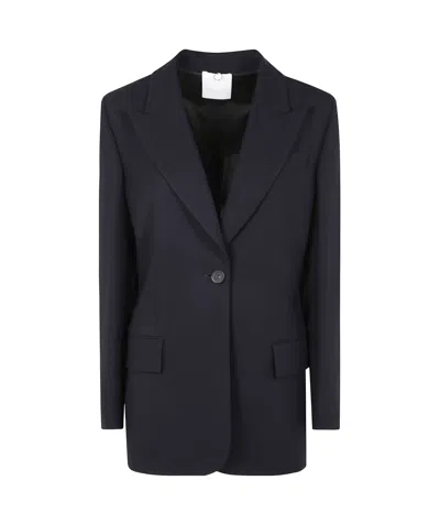 Mantù Long-sleeved Suit Jacket In Black