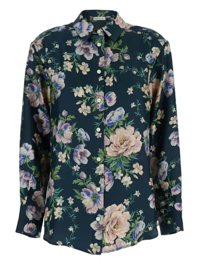 MANTERO 1902 FLORAL-PRINT BUTTON-DOWN SHIRT